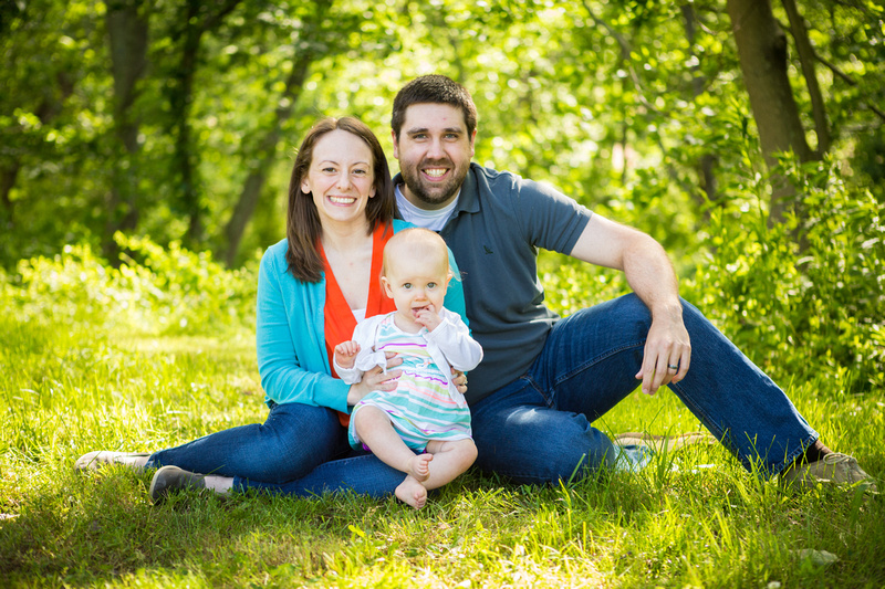 Clark, Amy, and Millie's Family Portraits - Taneytown, Maryland - Kelly Heck Photography