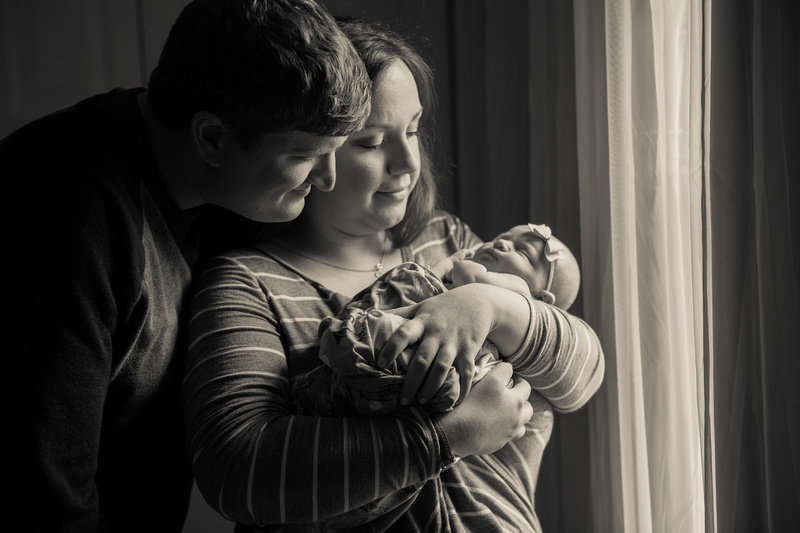 Isabel - Daughter of Diana & Dennis | Westminster, Maryland Infant Portraits by Kelly Heck Photography