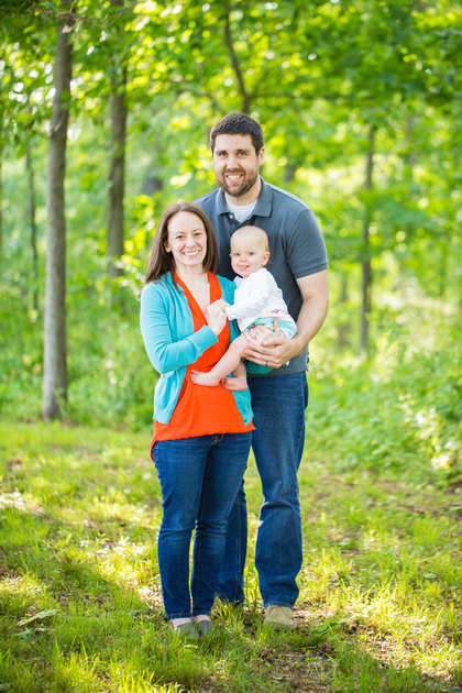 Clark, Amy, and Millie's Family Portraits - Taneytown, Maryland - Kelly Heck Photography