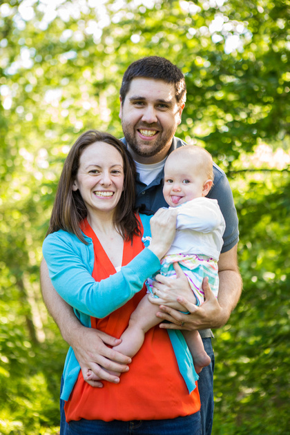 Clark, Amy, and Millie's Family Portraits - Taneytown, Maryland - Kelly Heck Photography