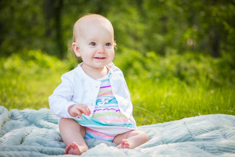 Clark, Amy, and Millie's Family Portraits - Taneytown, Maryland - Kelly Heck Photography