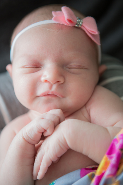 Isabel - Daughter of Diana & Dennis | Westminster, Maryland Infant Portraits by Kelly Heck Photography