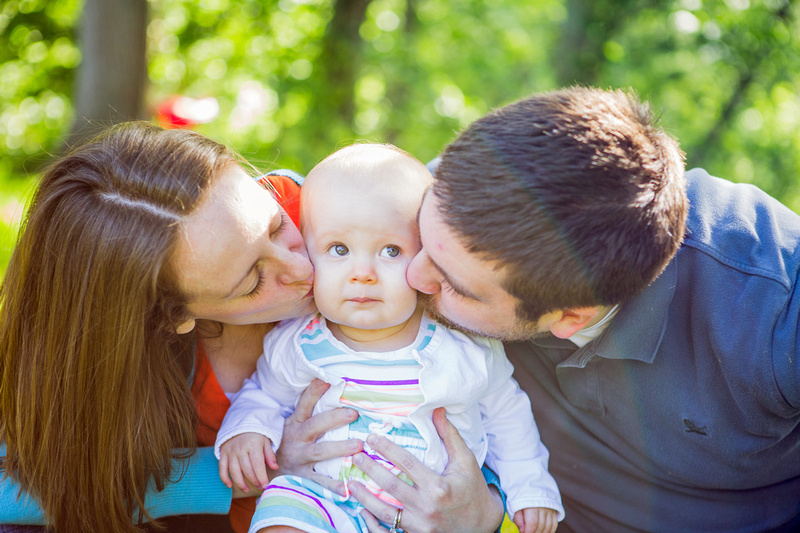 Clark, Amy, and Millie's Family Portraits - Taneytown, Maryland - Kelly Heck Photography