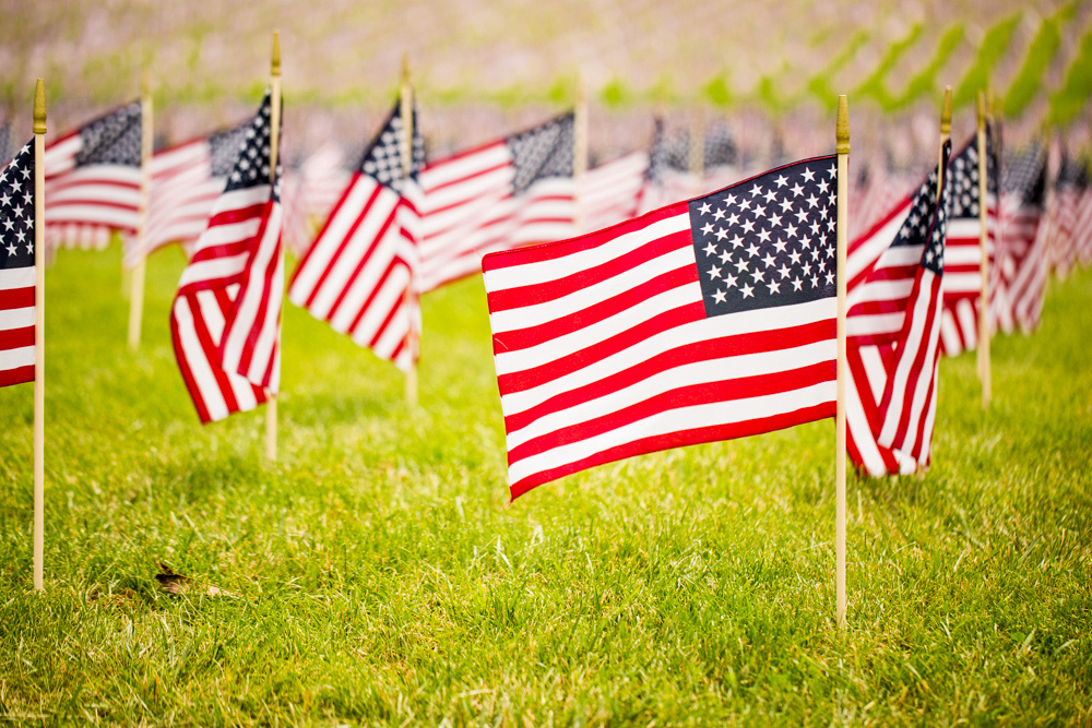 9,400 American Flags were displayed at Gerstell Academy of Westm