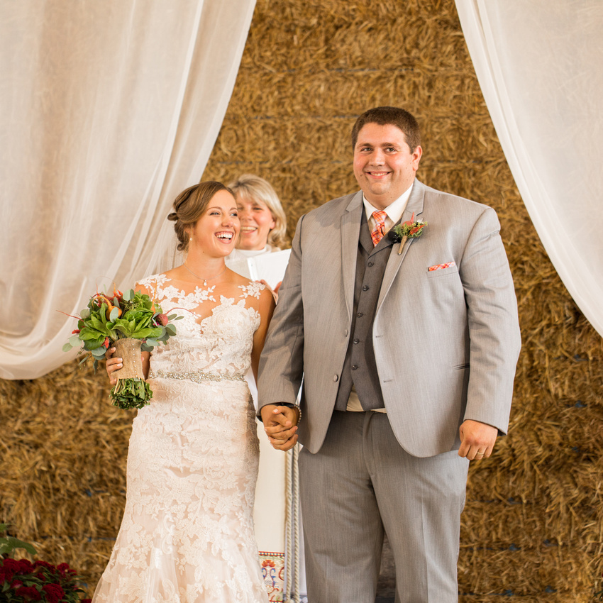 Wedding of Victoria Robinson & Trevor Hoff at Local Homestead Pr