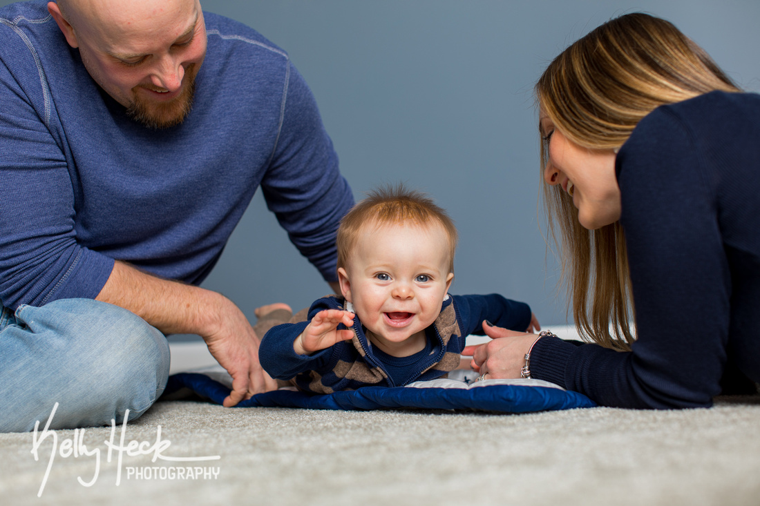 Jeremy, Allison, & Wyatt Baden - Wyatt's 8mo Photos