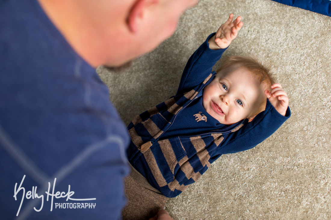 Jeremy, Allison, & Wyatt Baden - Wyatt's 8mo Photos