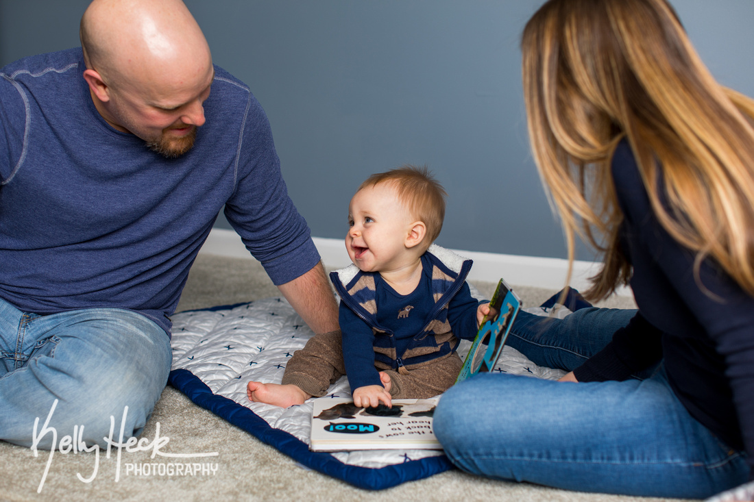 Jeremy, Allison, & Wyatt Baden - Wyatt's 8mo Photos